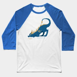 Scorpio Dragon Baseball T-Shirt
